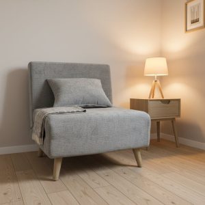 Joel Uno Single Chair Sofa Bed - Grey