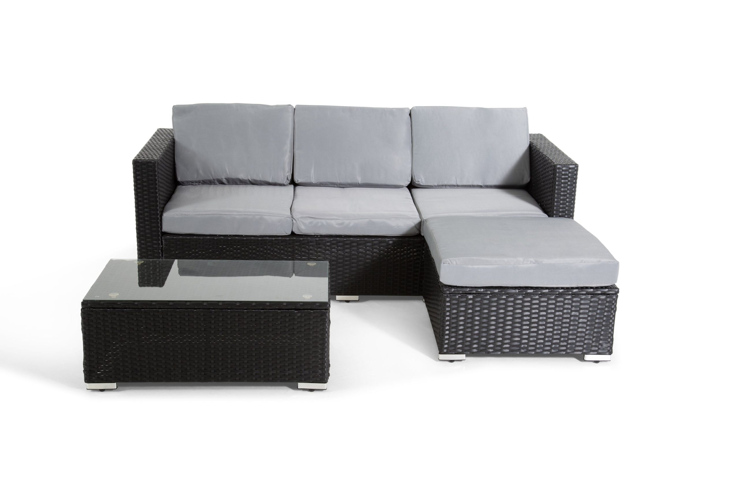 The Dunham 4 Seat Corner Rattan Set - Image 2