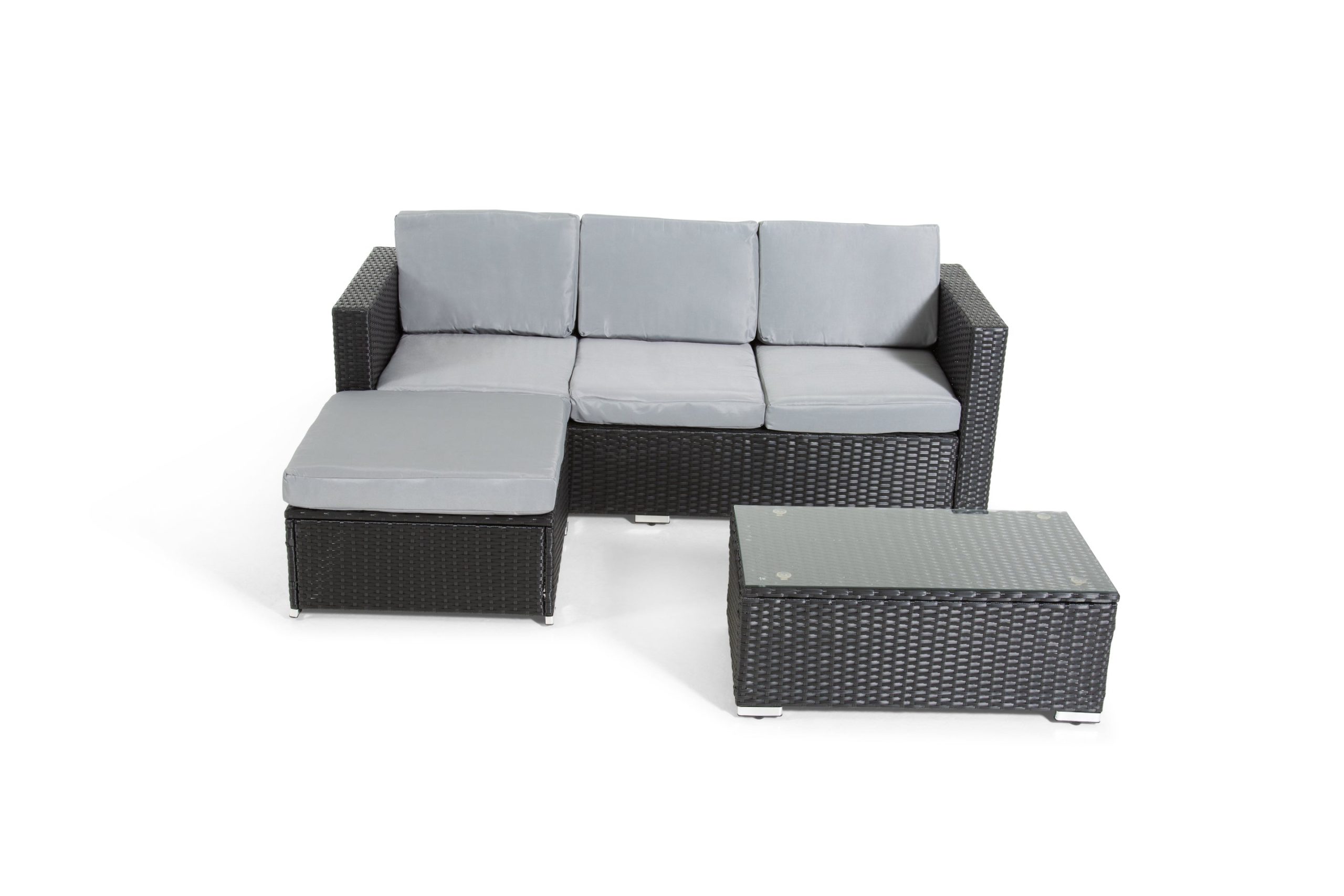 The Dunham 4 Seat Corner Rattan Set - Image 5