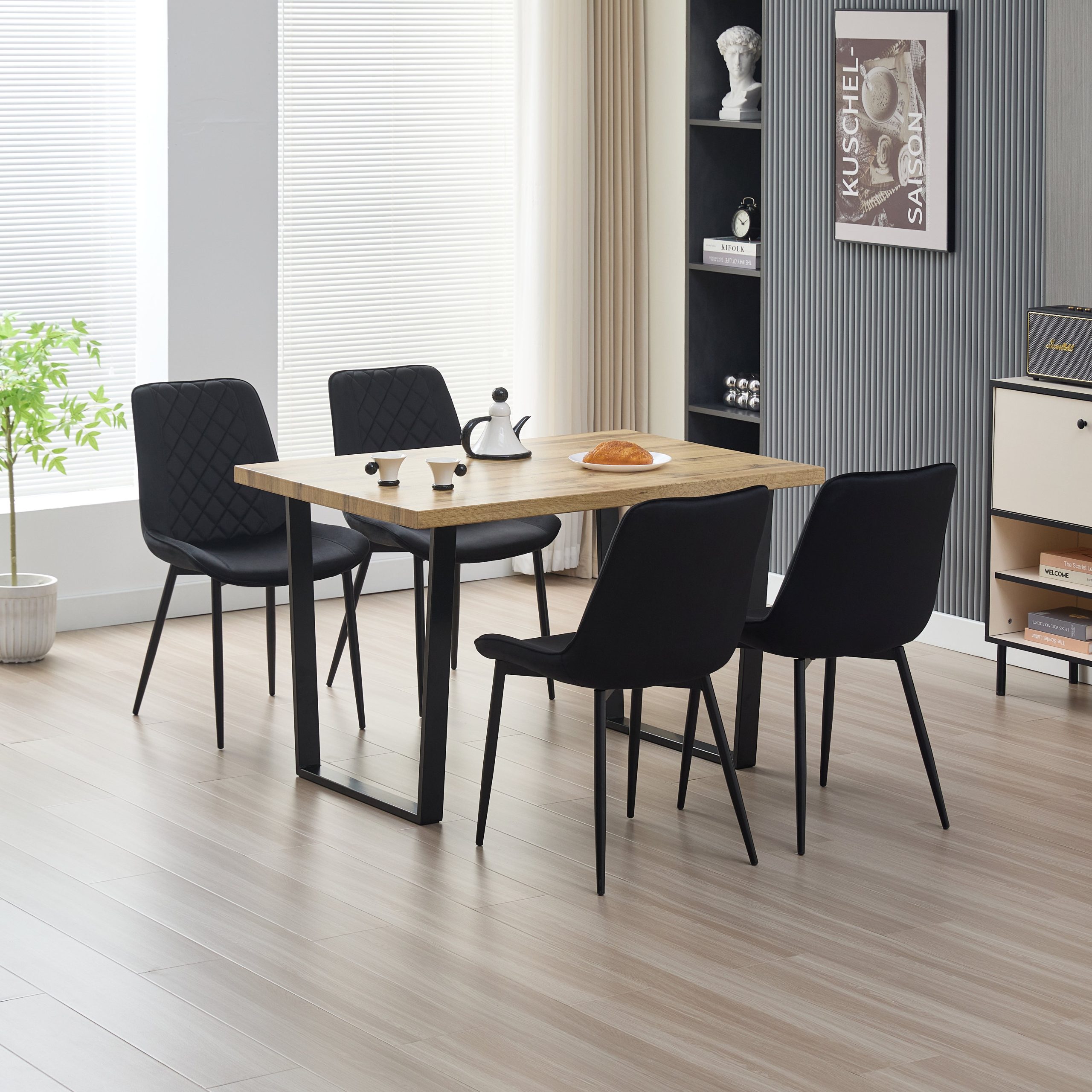 Colorado Dining Table with 4 Amelia Chairs - Image 2