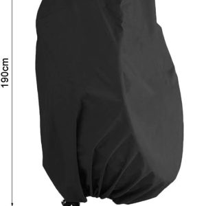 Premium Guard Outdoor Hanging Chair Cover - Large/Black