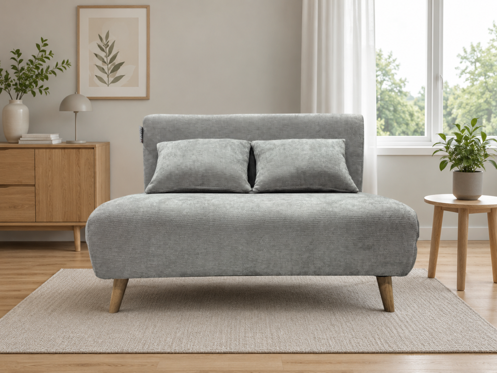 Rydalmount Duo Two Seat Sofa Bed - Grey