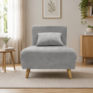 Troutbeck Uno Single Chair Sofa Bed - Grey