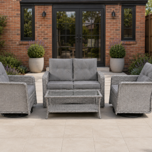 The Honister 4 Seat Rattan Sofa Lounge Set