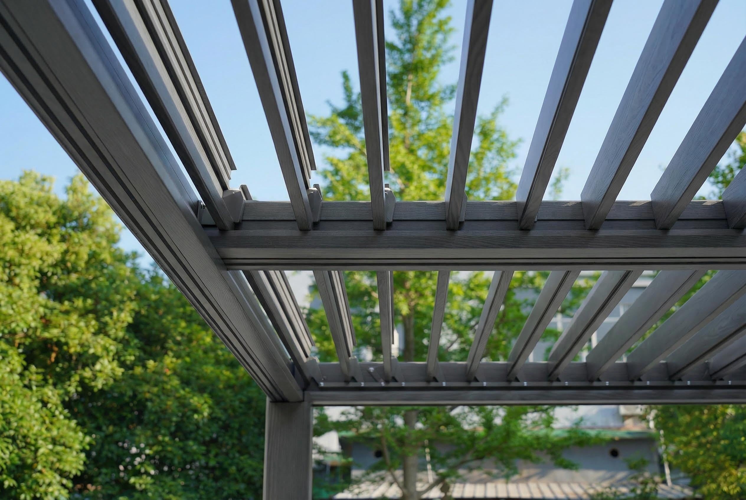 3m x 3m Aluminium Pergola with Manual Louvre Roofing - Image 6
