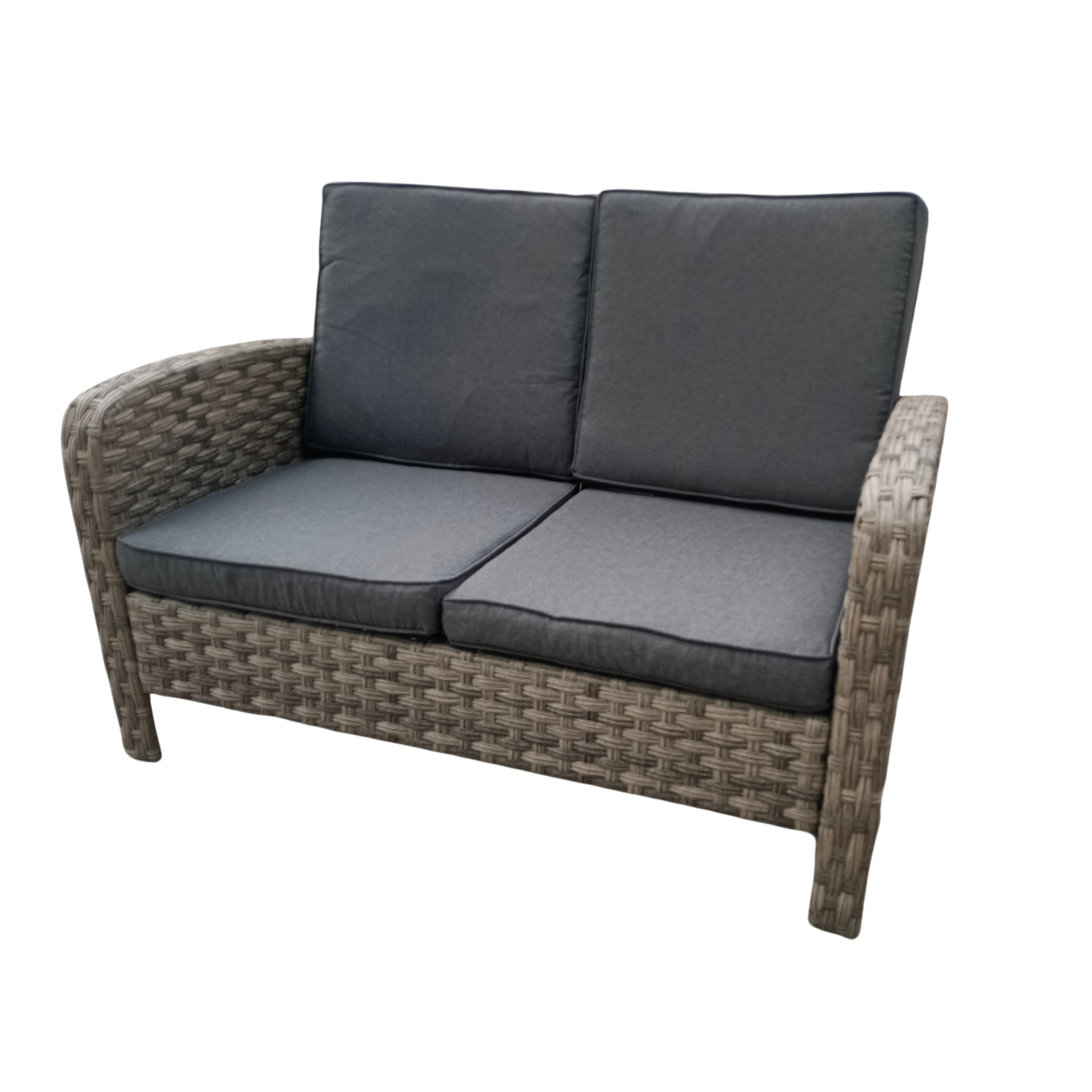 Dorchester 6-Piece Rattan Wicker Relaxed Garden Dining Set - Image 8