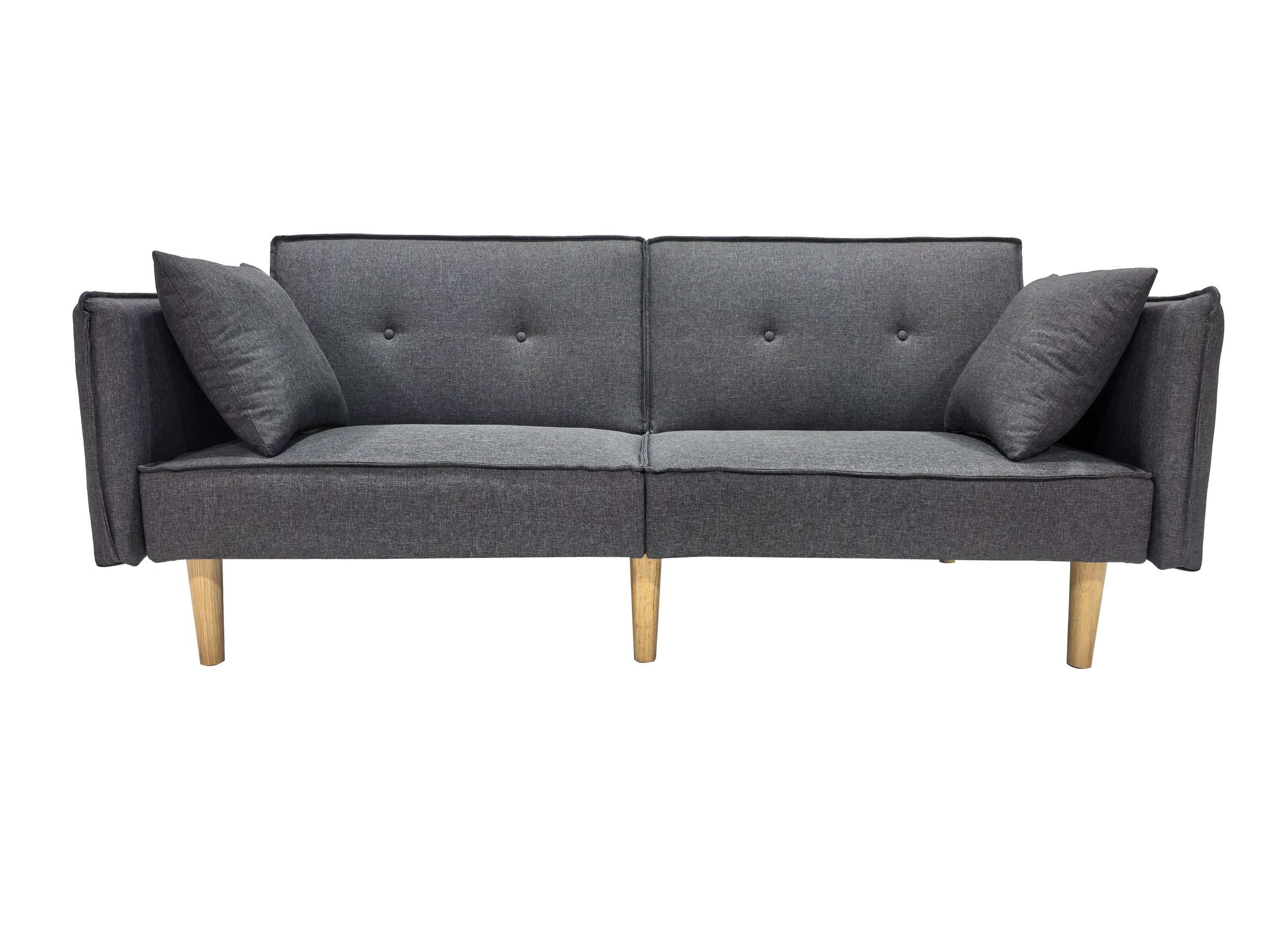 Finnley Two Seat Sofa Bed - Grey - Image 3