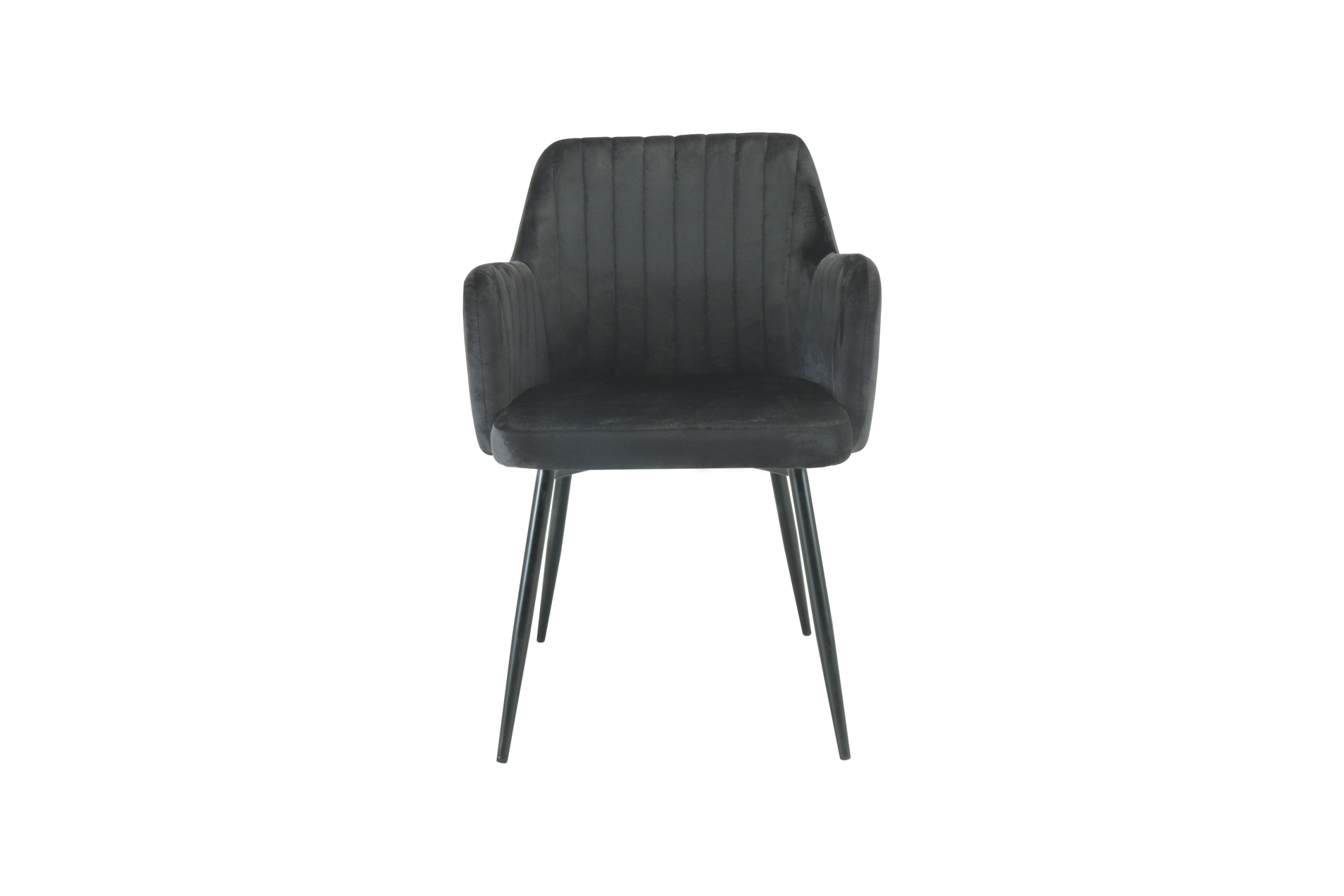 Miami Dining Table with 4 Charlotte Velvet Chairs - Image 17