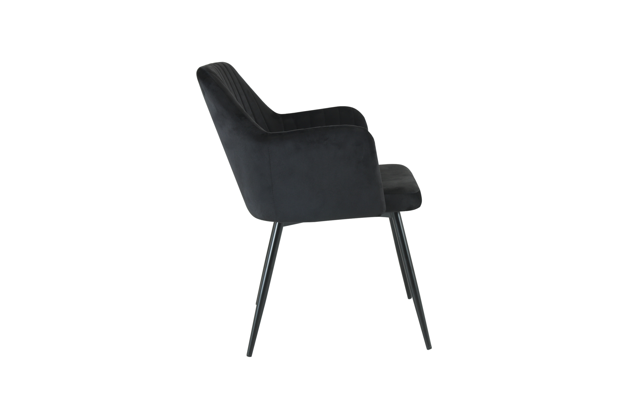 Miami Dining Table with 4 Charlotte Velvet Chairs - Image 19