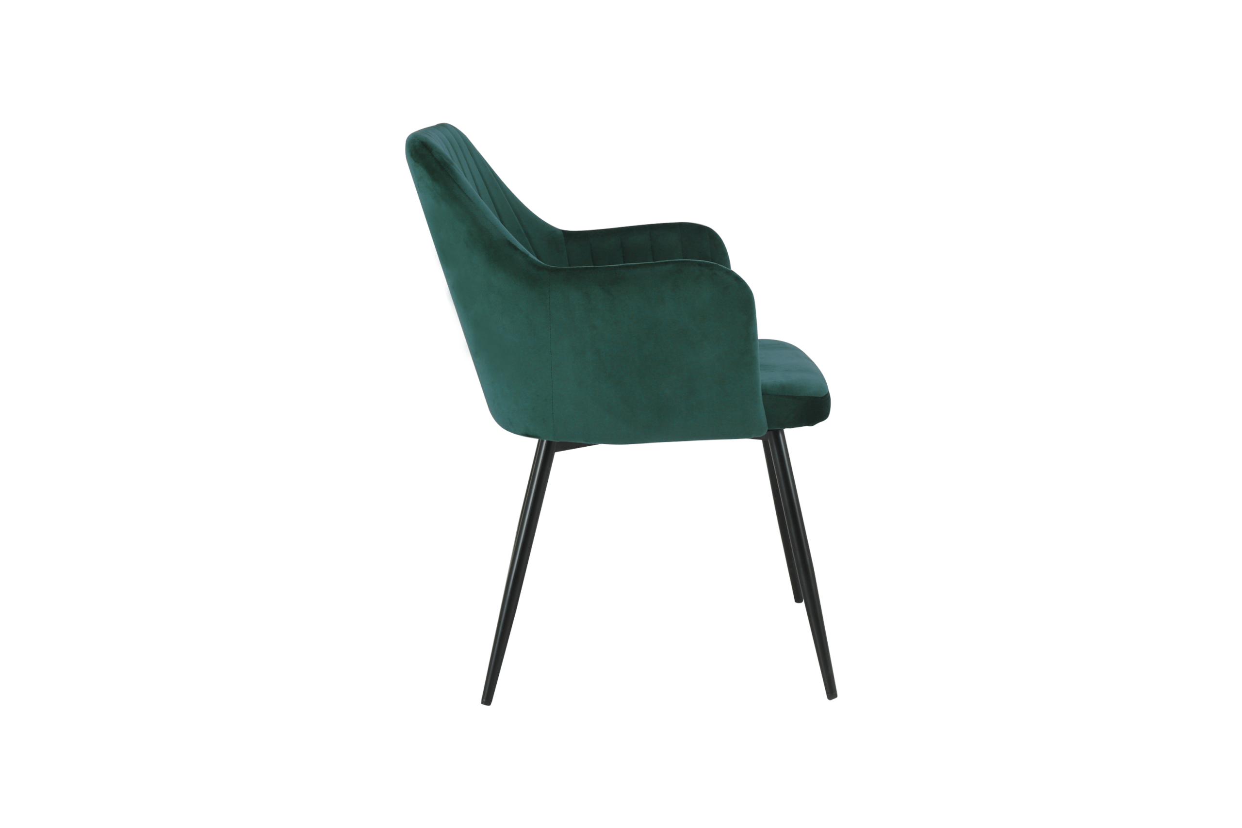 Miami Dining Table with 4 Charlotte Velvet Chairs - Image 9