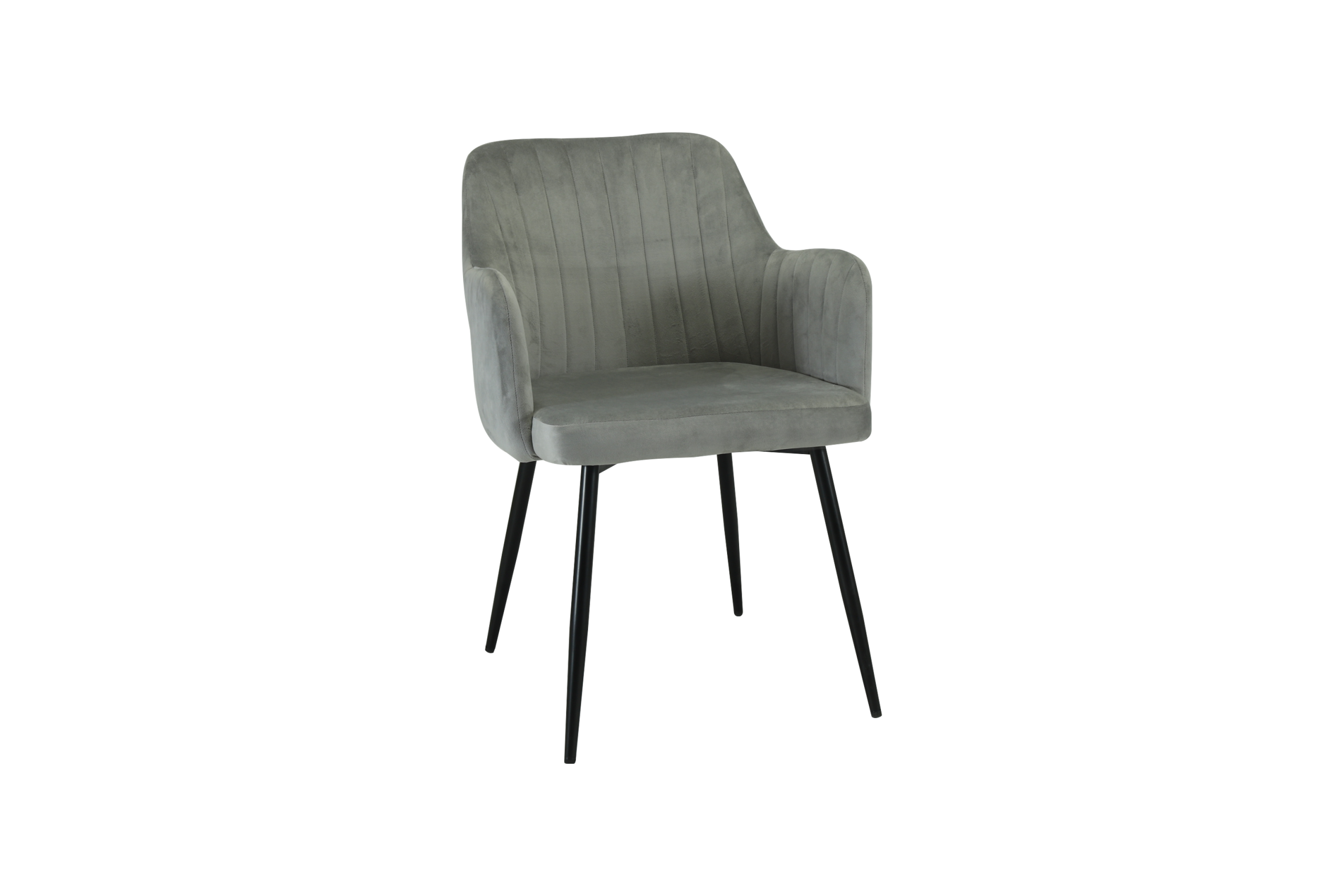 Miami Dining Table with 4 Charlotte Velvet Chairs - Image 21