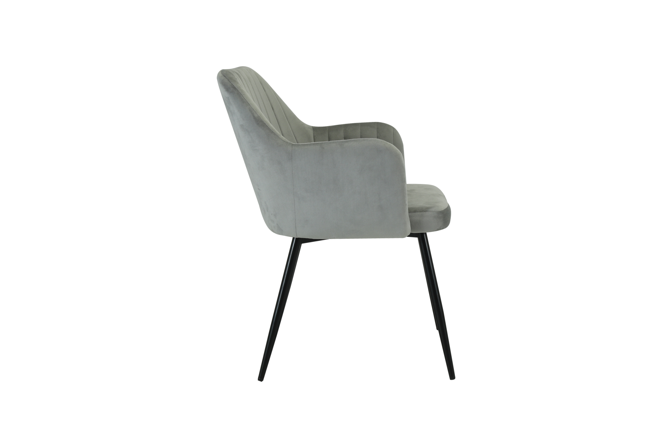 Miami Dining Table with 4 Charlotte Velvet Chairs - Image 22
