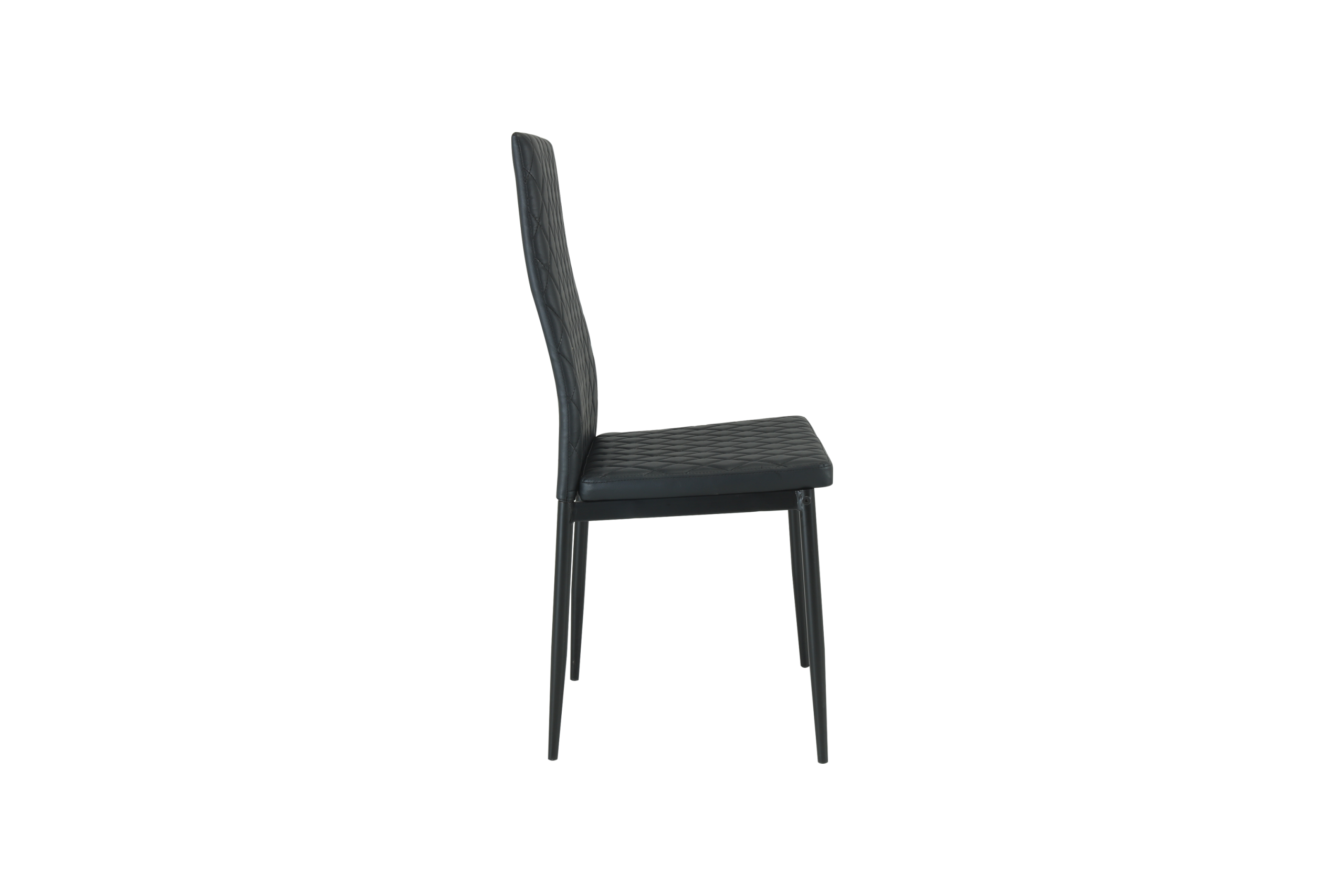 Miami Dining Table with 4 Emily Leather Chairs - Image 22
