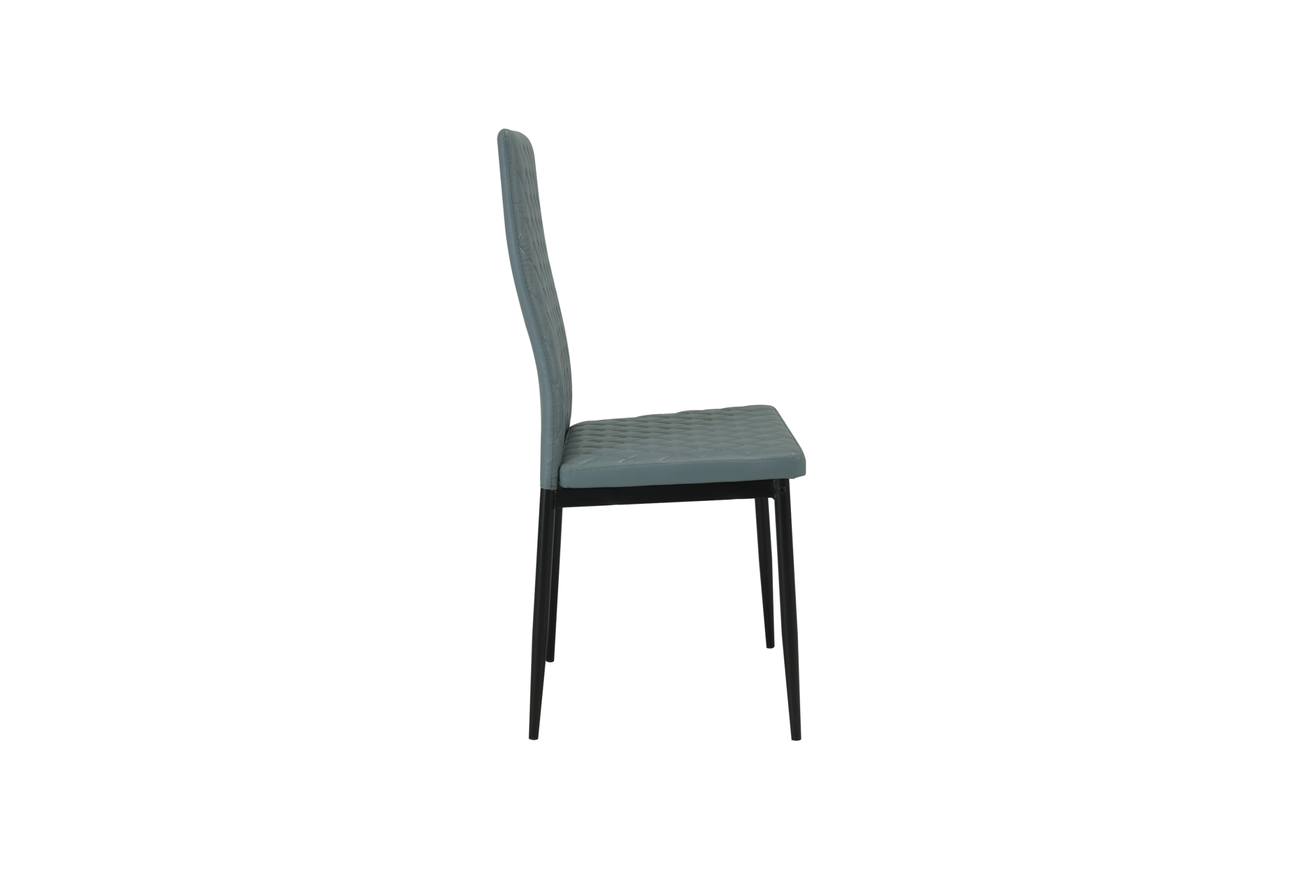 Miami Dining Table with 4 Emily Leather Chairs - Image 16