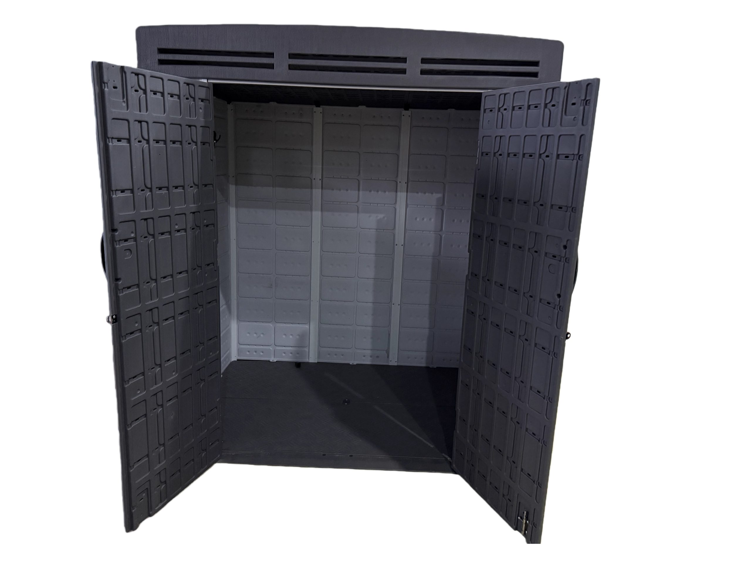 6x4ft plastic shed with window and aluminium structured support - Image 8