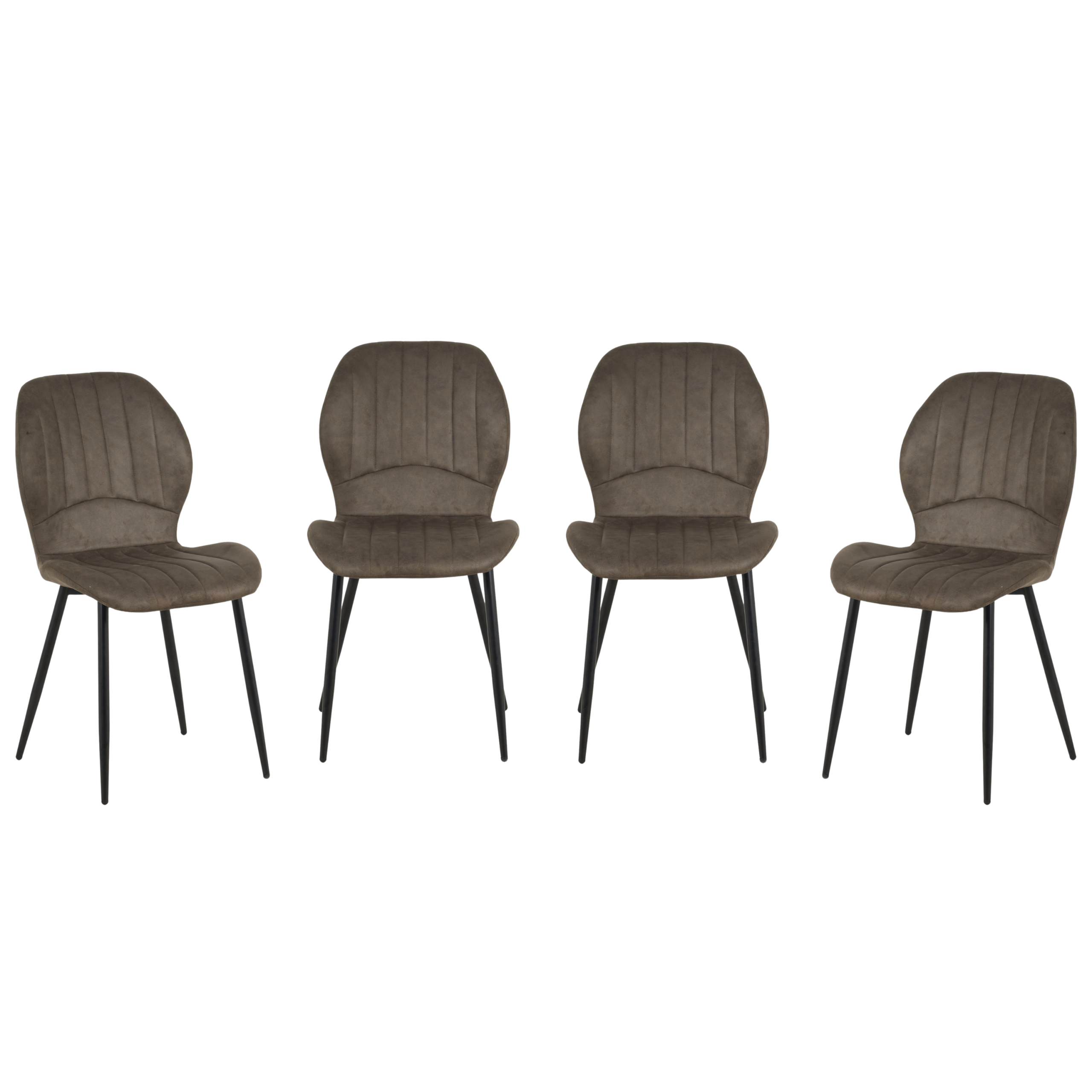 New York Dining Table with 4 Jaydn Leather Chairs - Image 8