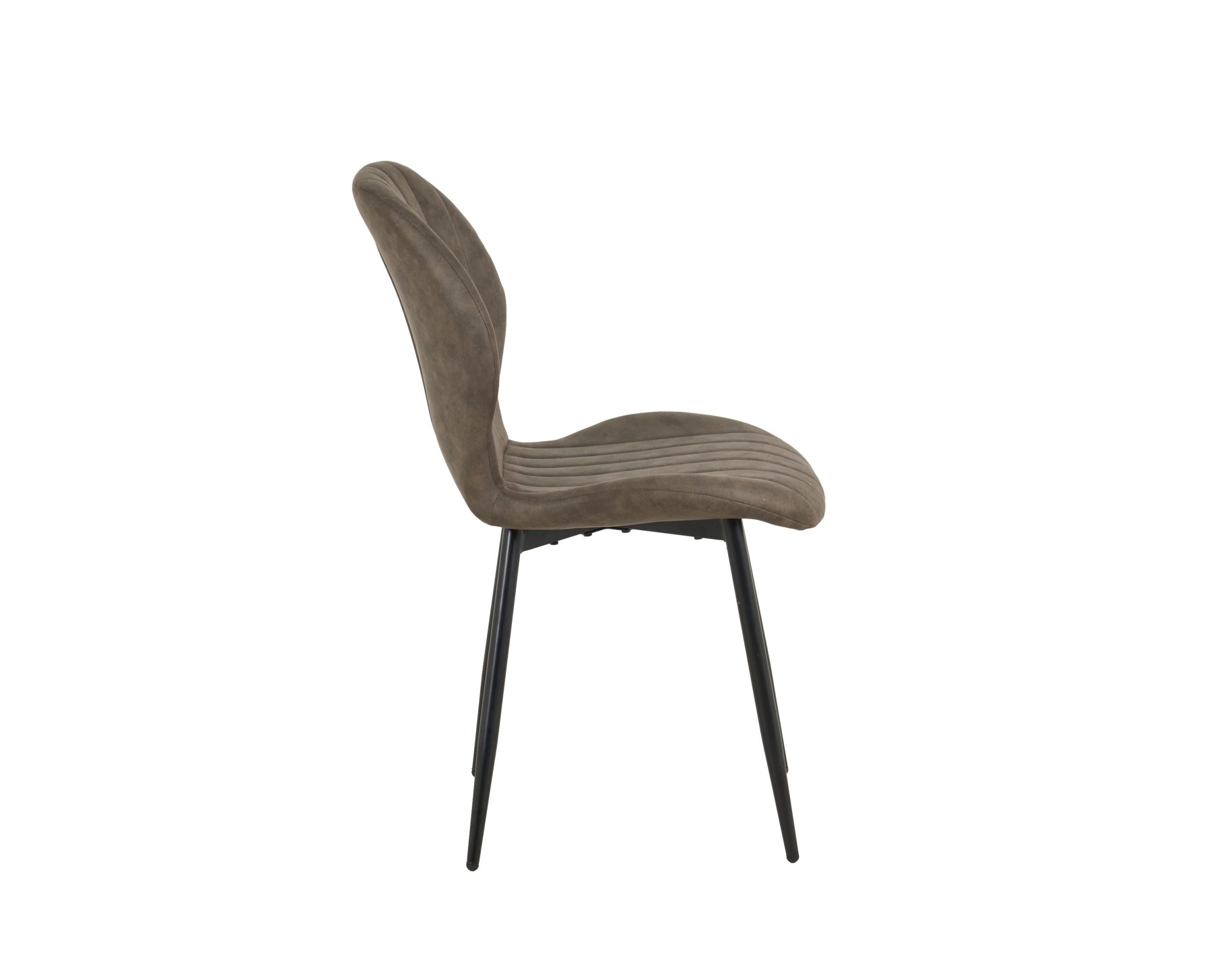 Colorado Dining Table with 4 Jaydn Leather Chairs - Image 5
