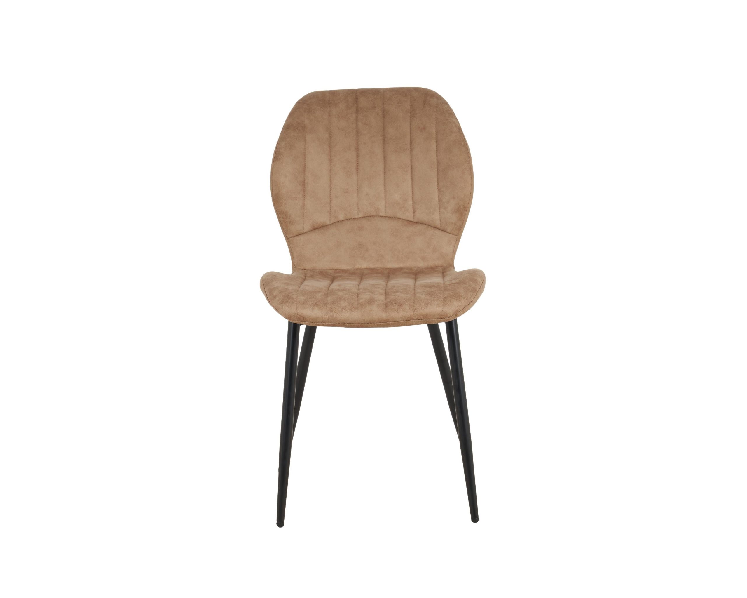 Jaydn Distressed Leather Comfort Dining Chairs - Set of 4 - Image 9