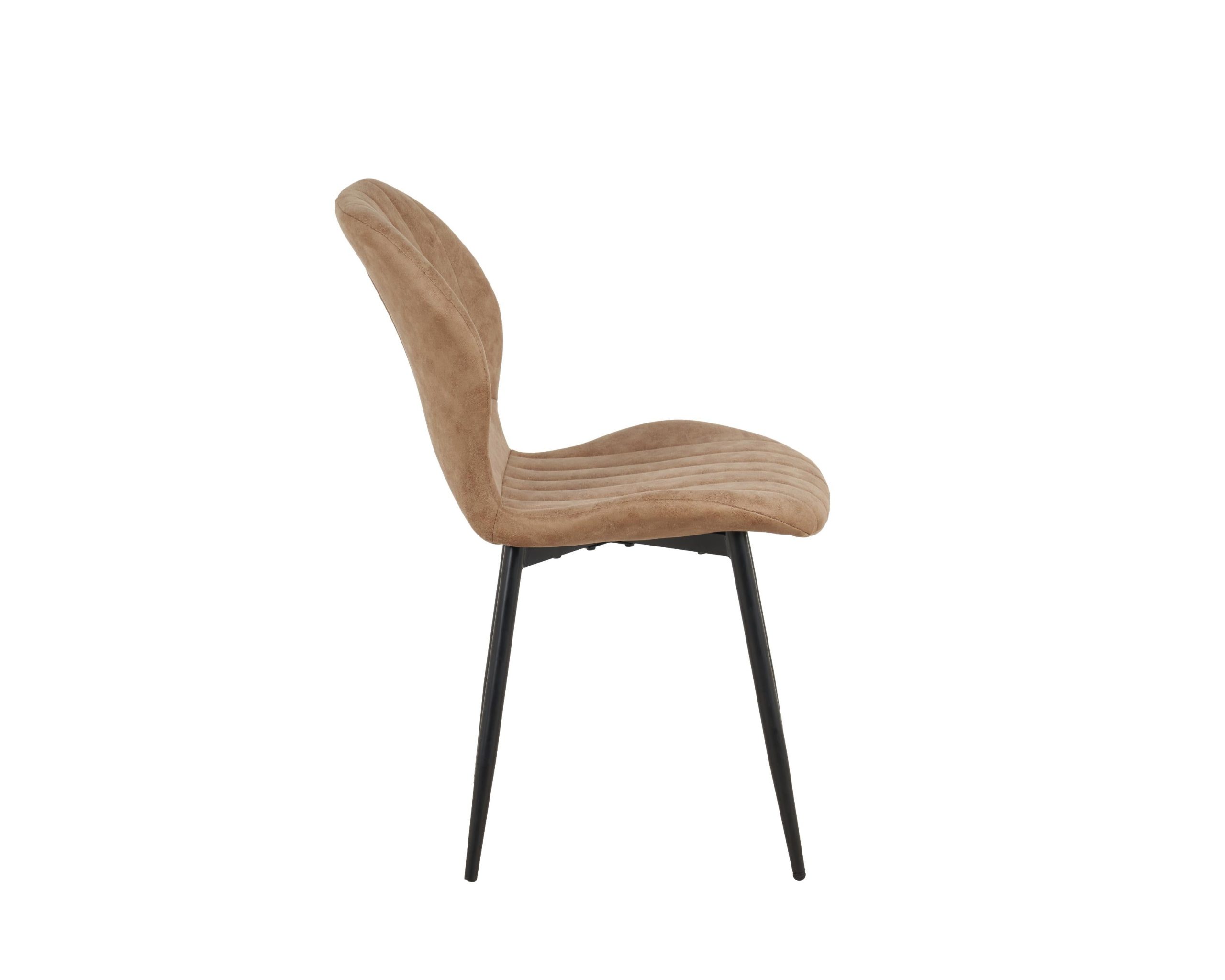 Jaydn Distressed Leather Comfort Dining Chairs - Set of 4 - Image 11