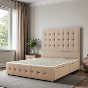 Trier Divan Bed Set with 2 Drawers, headboard and footboard - Choice of Mattress
