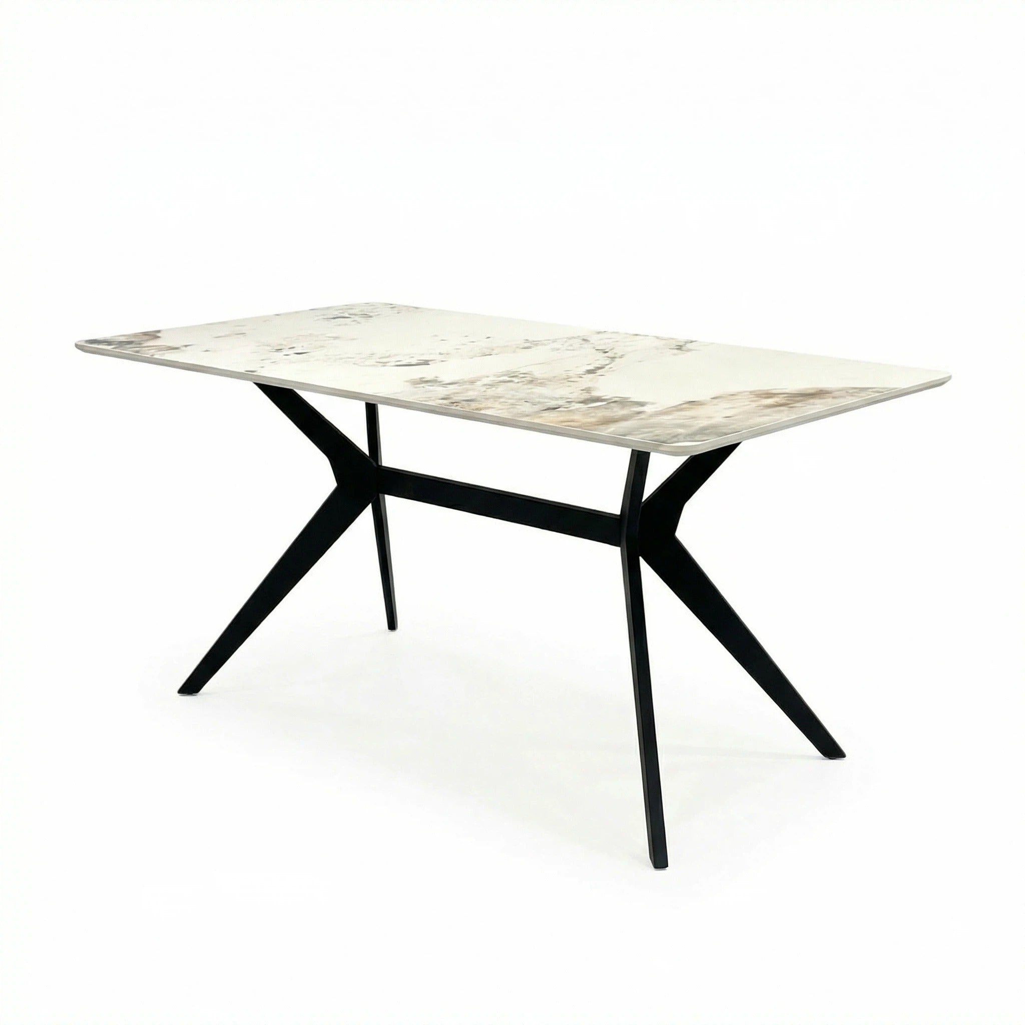 San Diego Marble Top Rectangular Dining Table - Image 4