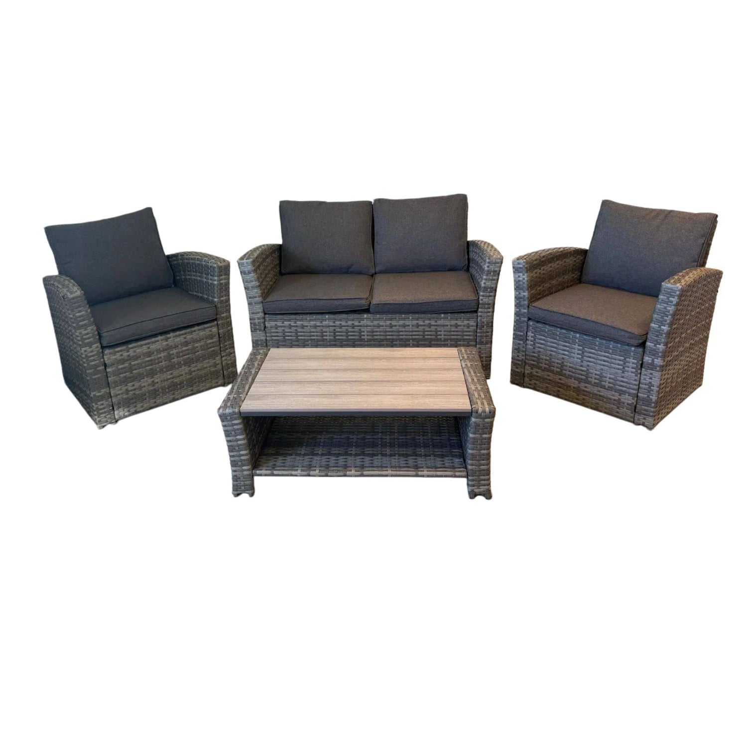The Wilmslow 4 Seat Rattan Sofa Lounge Set - Image 3