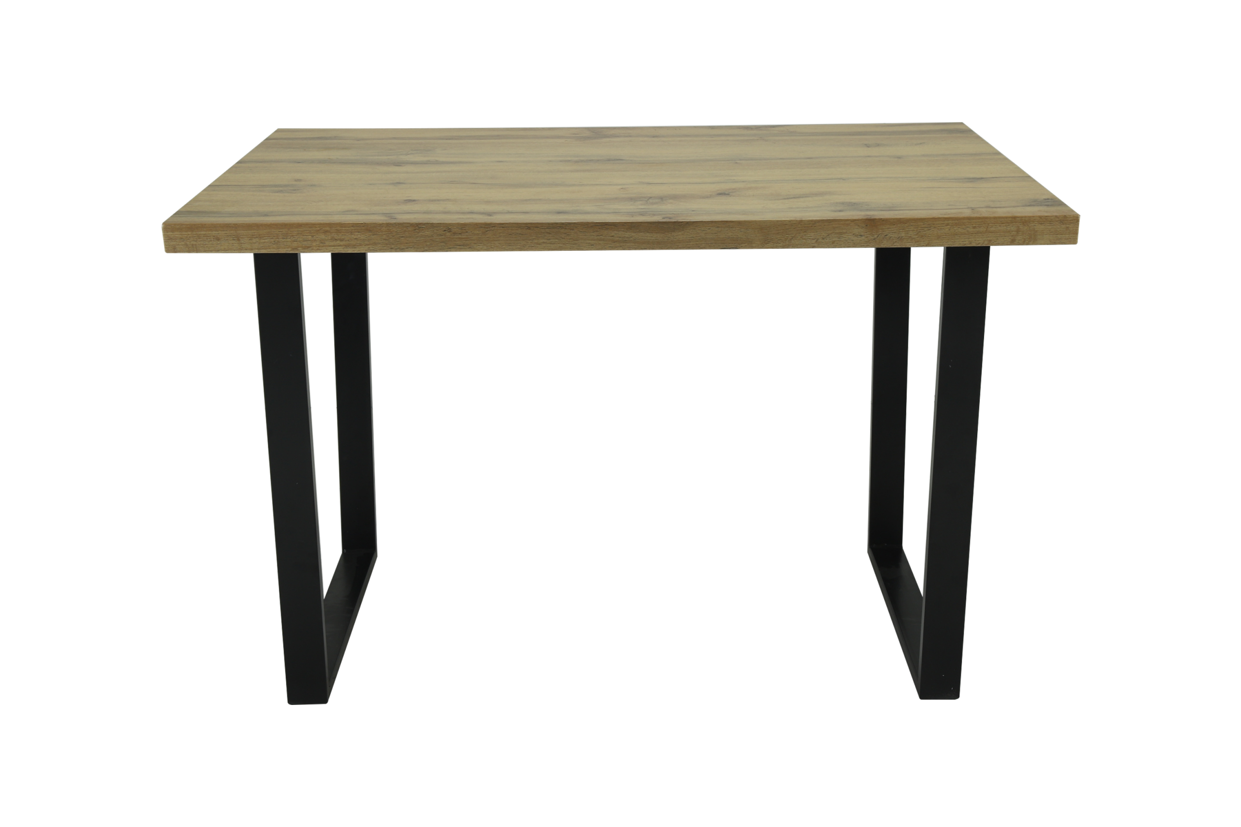Colorado Oak Dining Table with Industrial Black Legs - Image 5