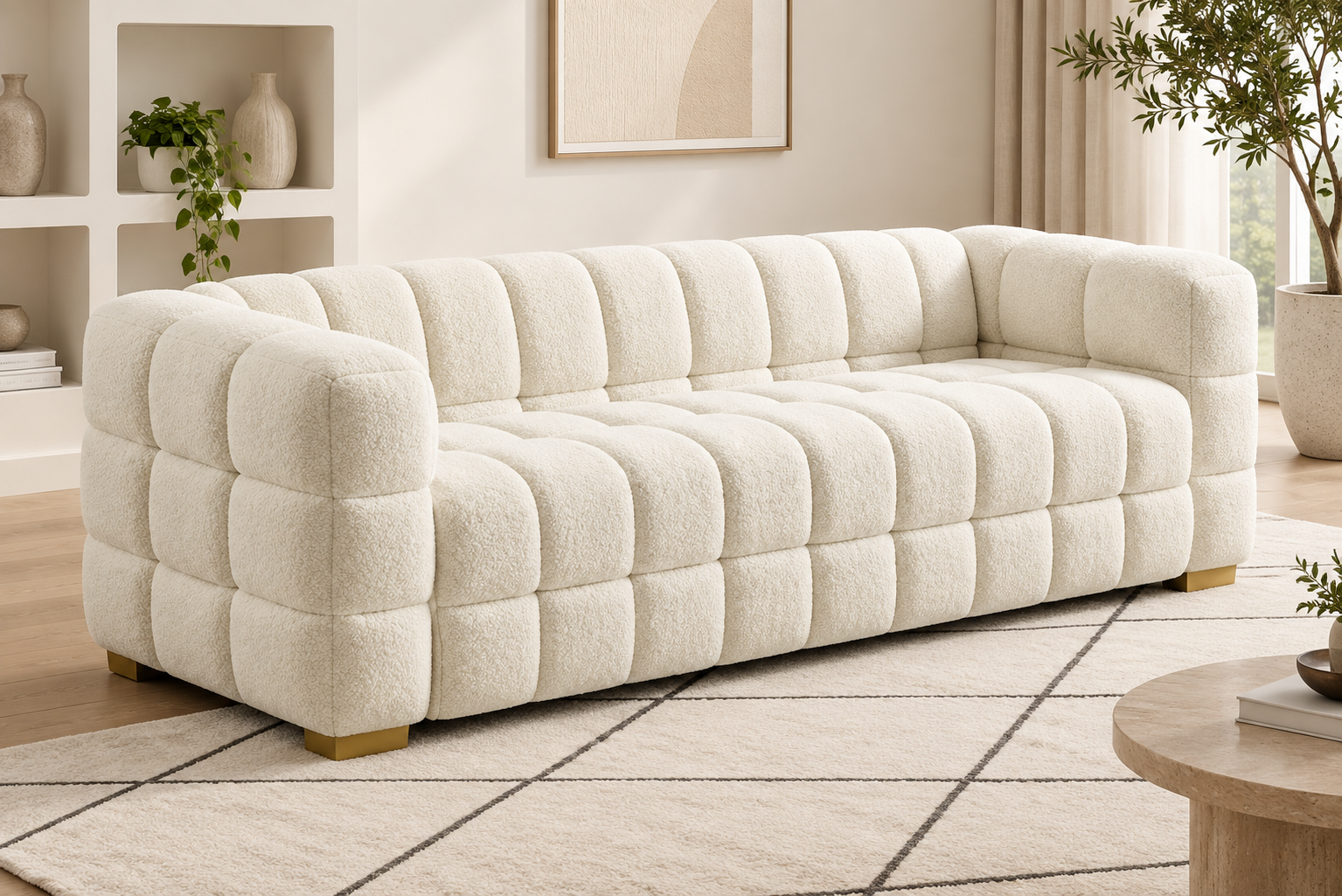 The Amalfi Bouclé Sofa