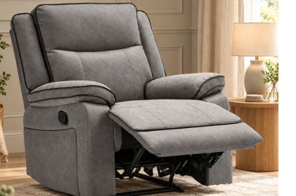 The Tia-Rose Grey Manual Recliner Collection - Image 4