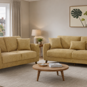 The Iona Sofa (gold/yellow) Collection