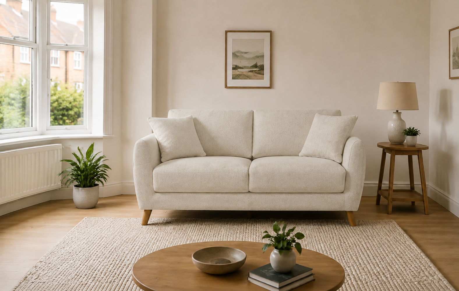 The Iona Cream Sofa Collection - Image 3