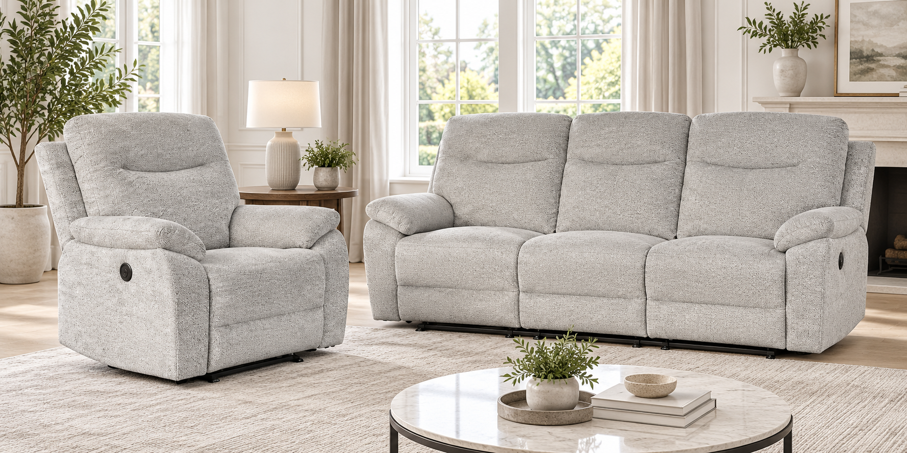 Raasay Electric Reclining Suite - Image 7