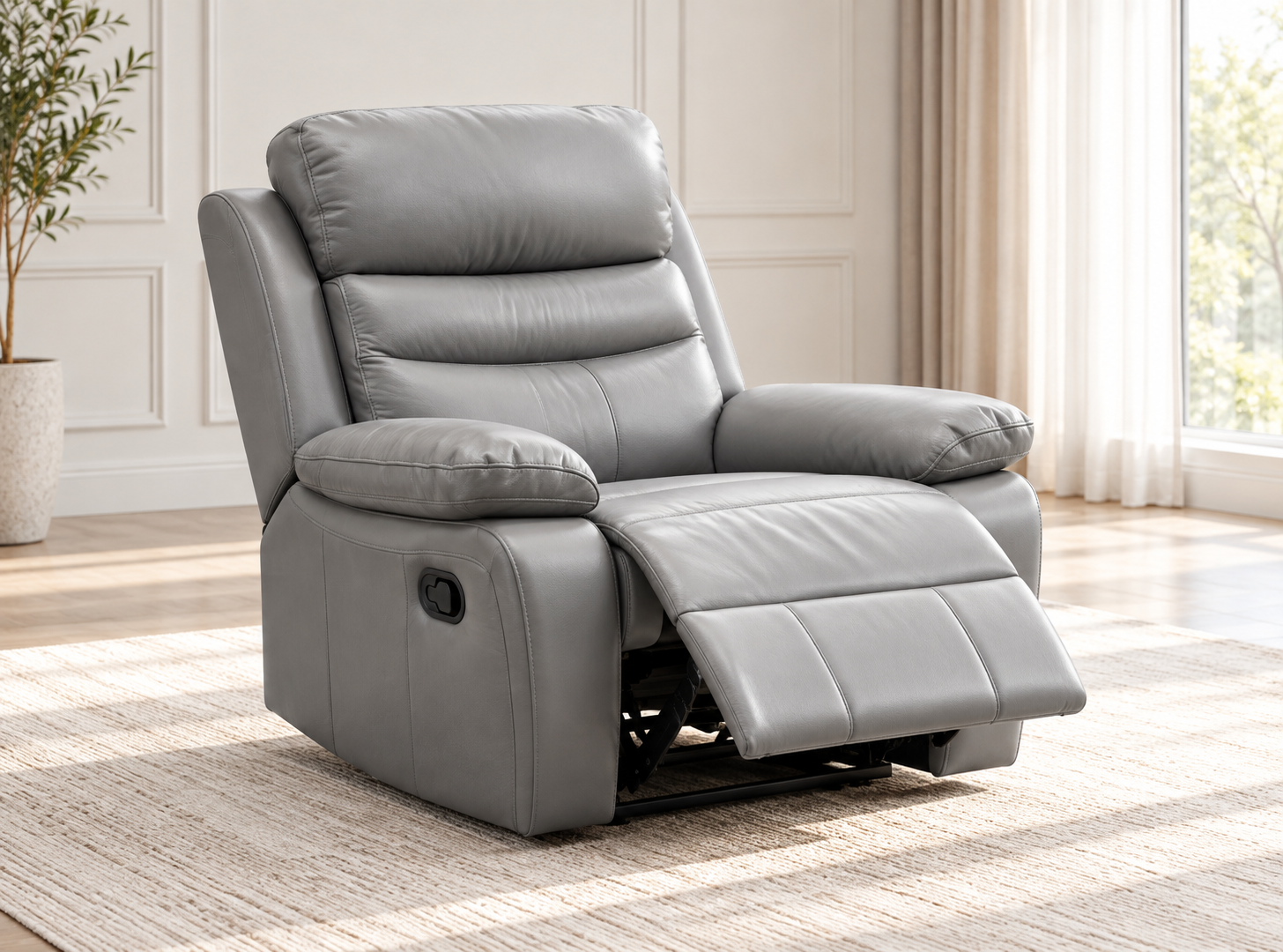 Scalpay Leather Reclining Suite - Image 4