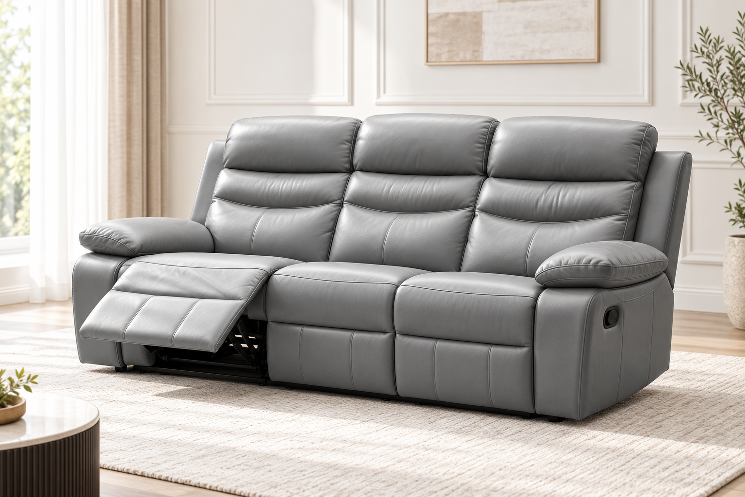 Scalpay Leather Reclining Suite - Image 2