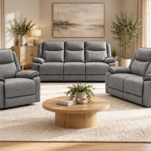 The Tia-Rose Grey Manual Recliner Collection
