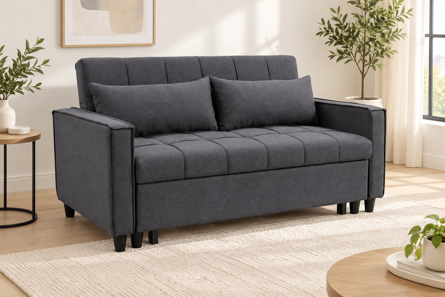 The Torino 3-in-1 Convertible Sofa Bed